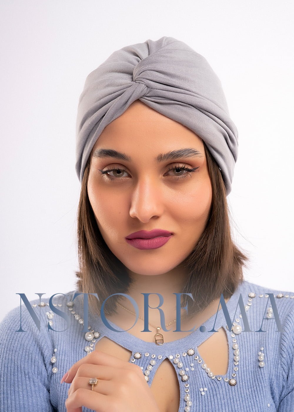 تربان قطني - رمادي -