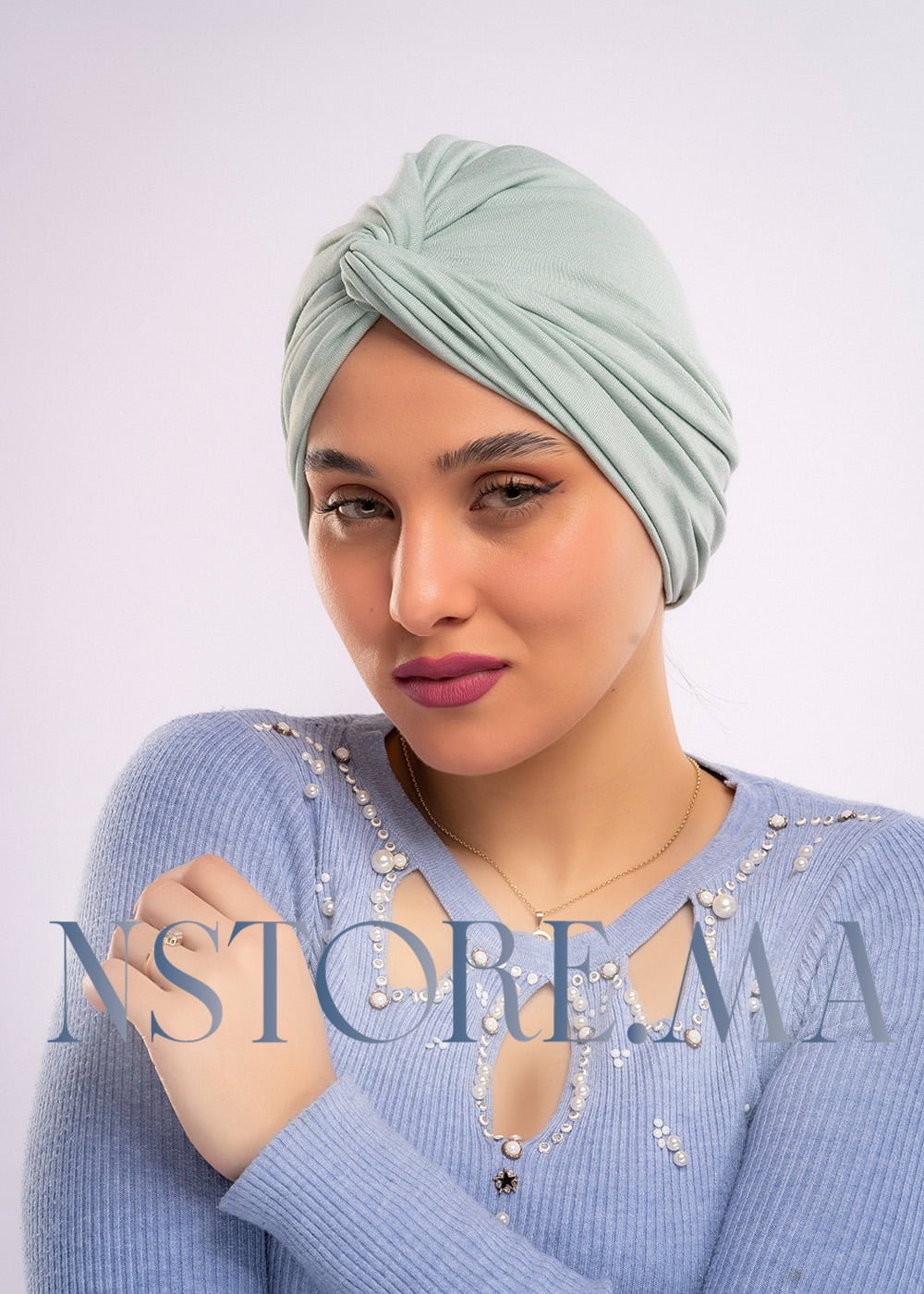 تربان قطني - أخضر باستيل -