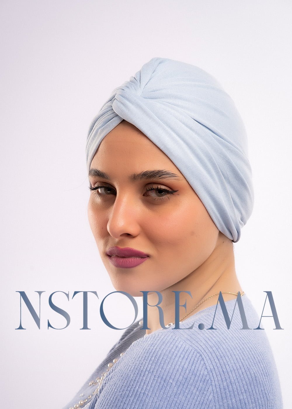 تربان قطني - أزرق سماوي -