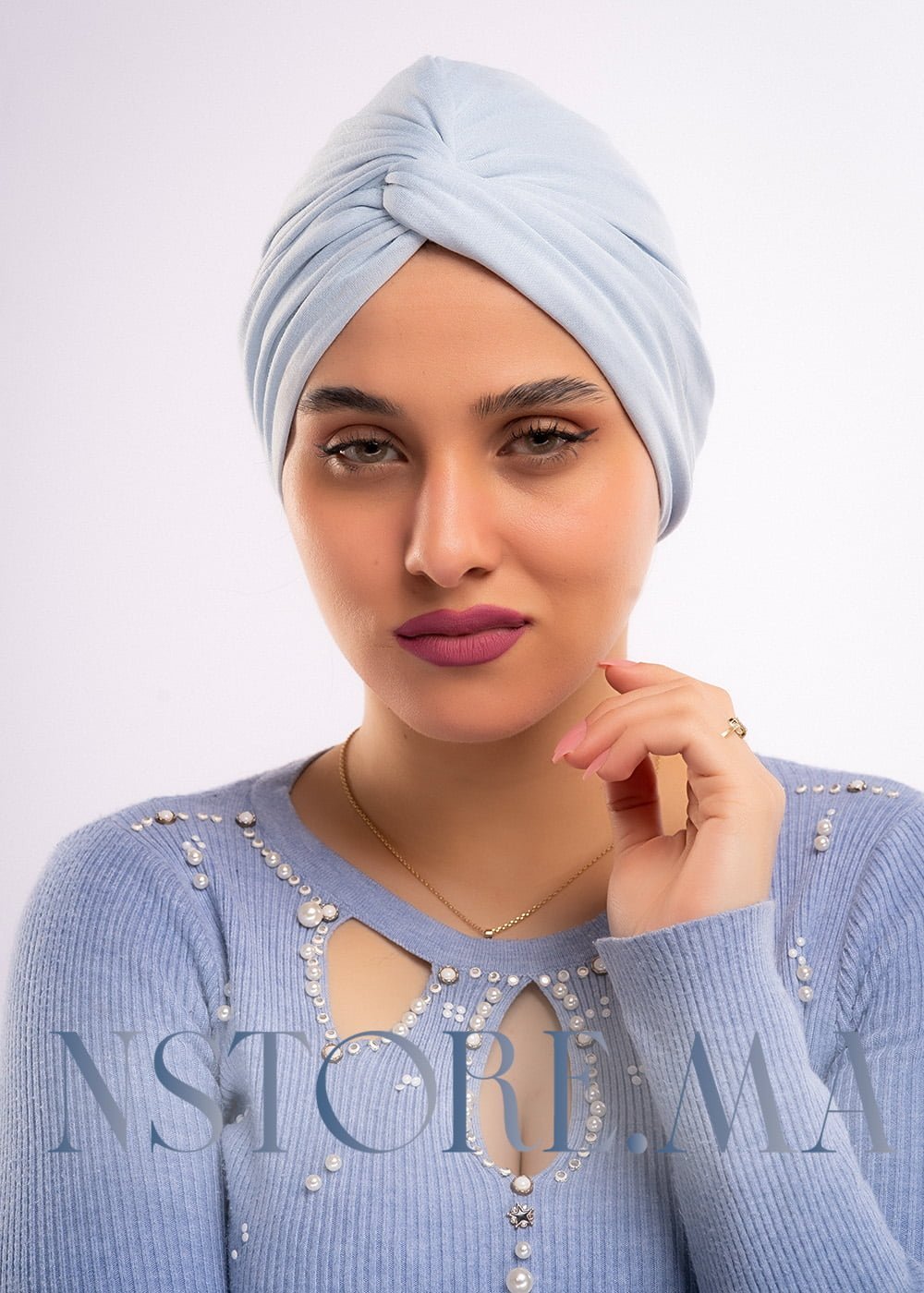 تربان قطني - أزرق سماوي -