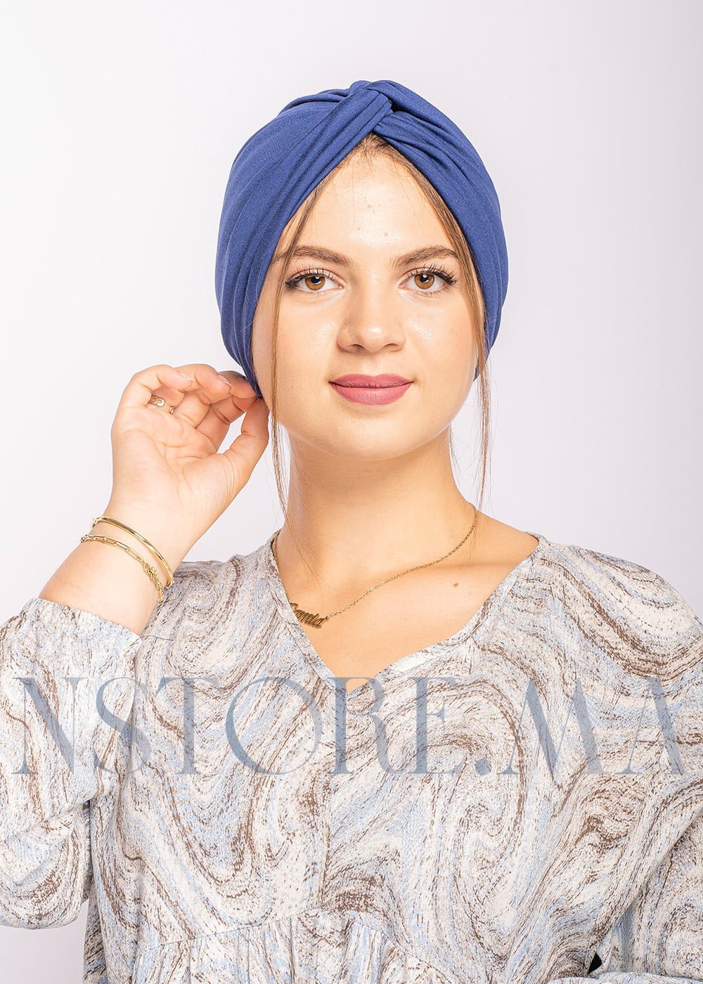 تربان قطني - أزرق غامق -