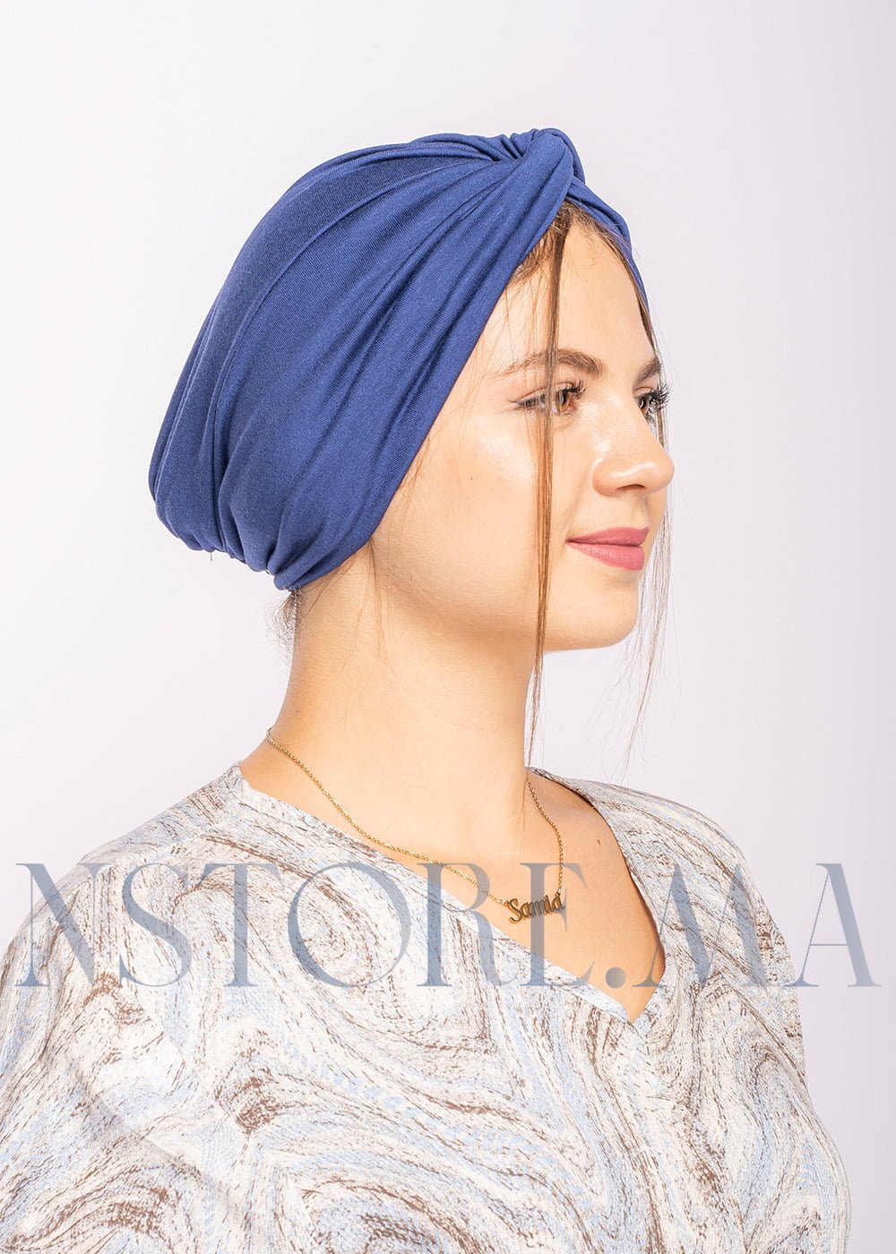 تربان قطني - أزرق غامق -