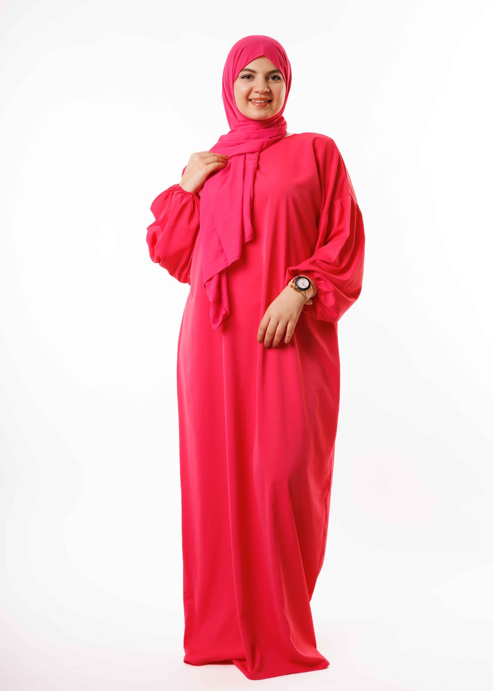 عباية الصلاة والإستعمال اليومي - وردي باربي -