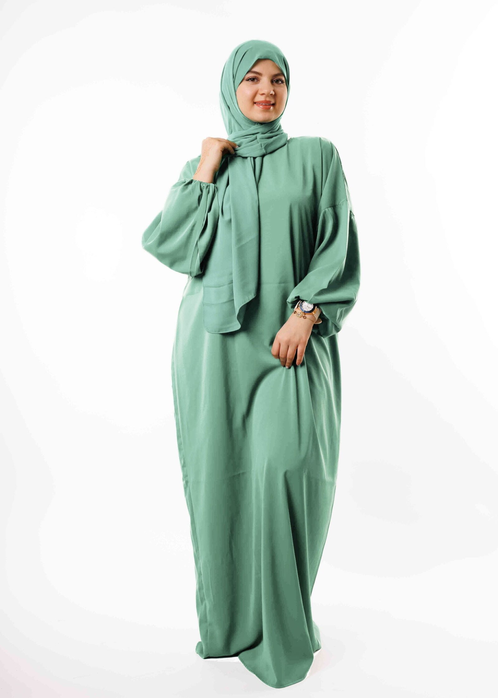 عباية الصلاة والإستعمال اليومي - أخضر -