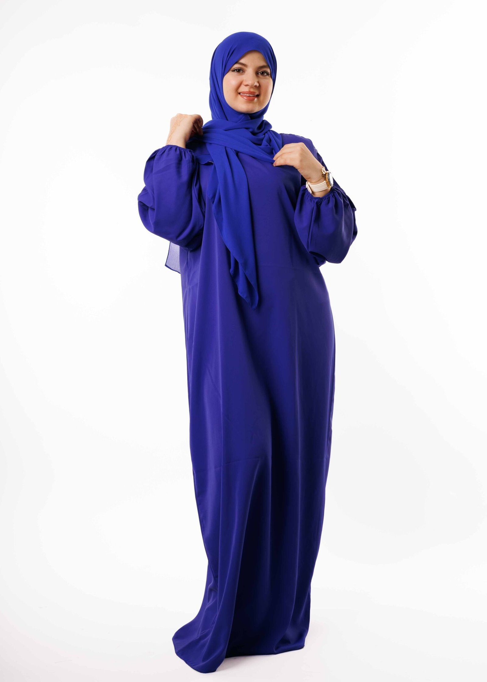 عباية الصلاة والإستعمال اليومي - أزرق ملكي -