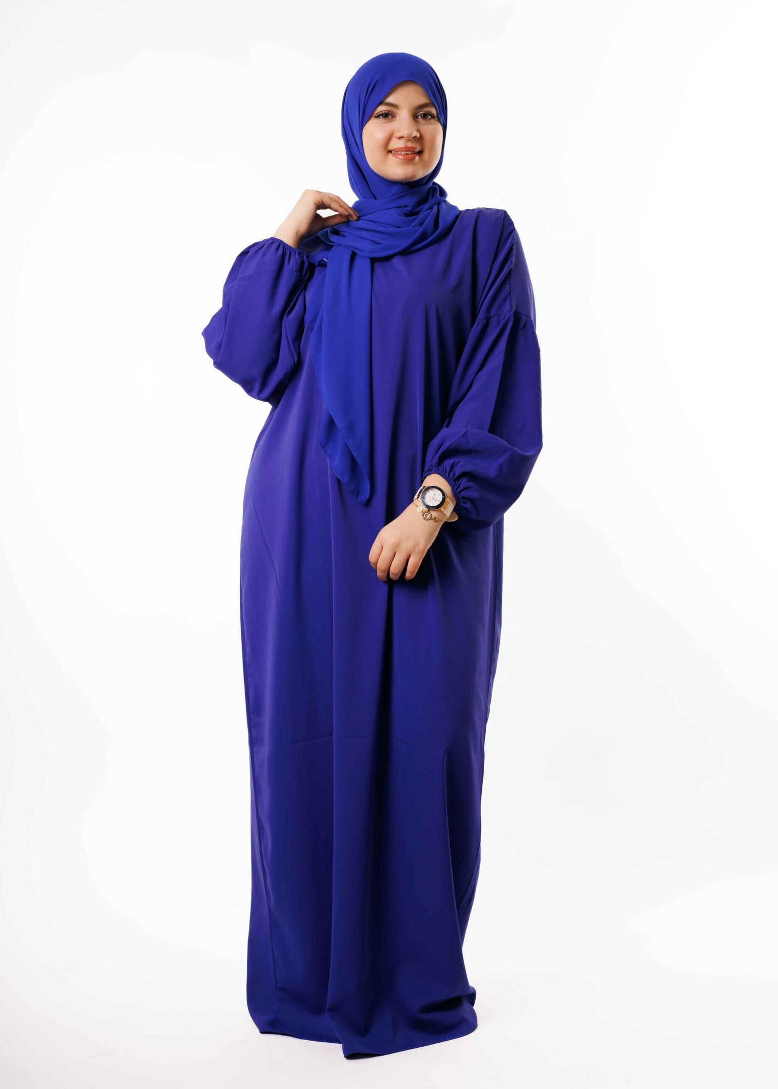 عباية الصلاة والإستعمال اليومي - أزرق ملكي -