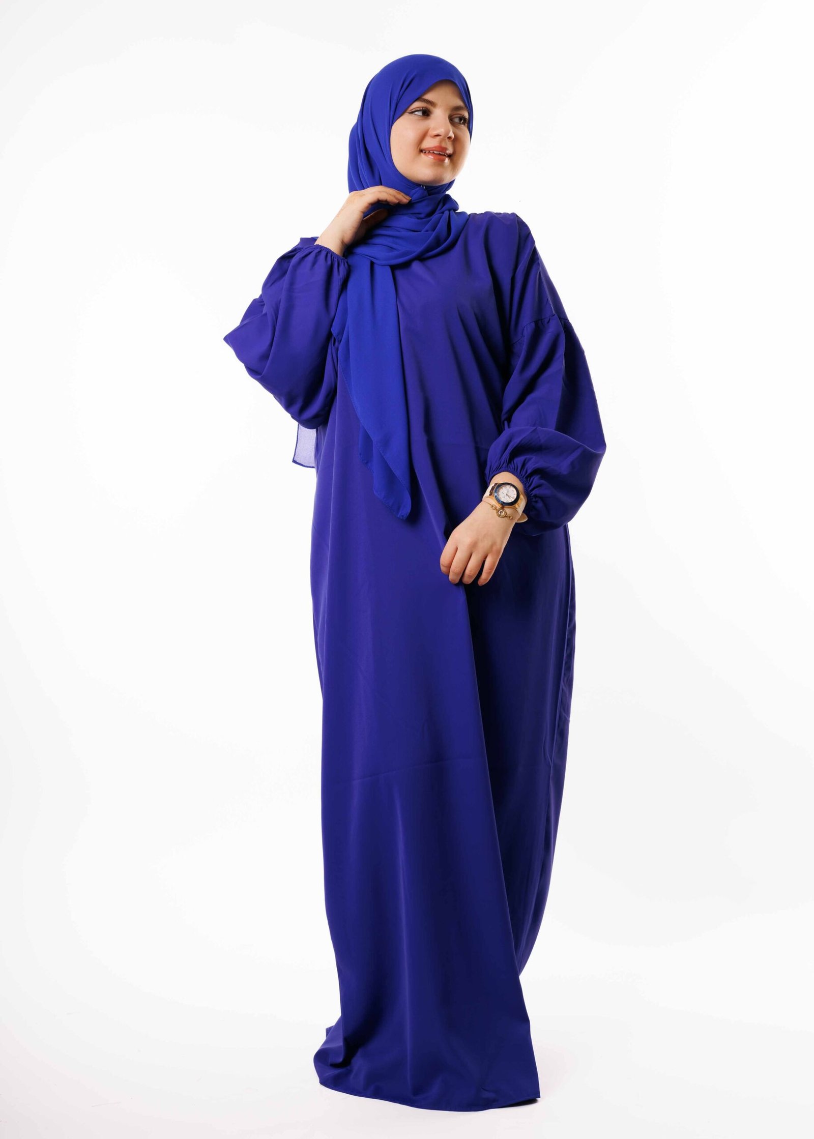 عباية الصلاة والإستعمال اليومي - أزرق ملكي -