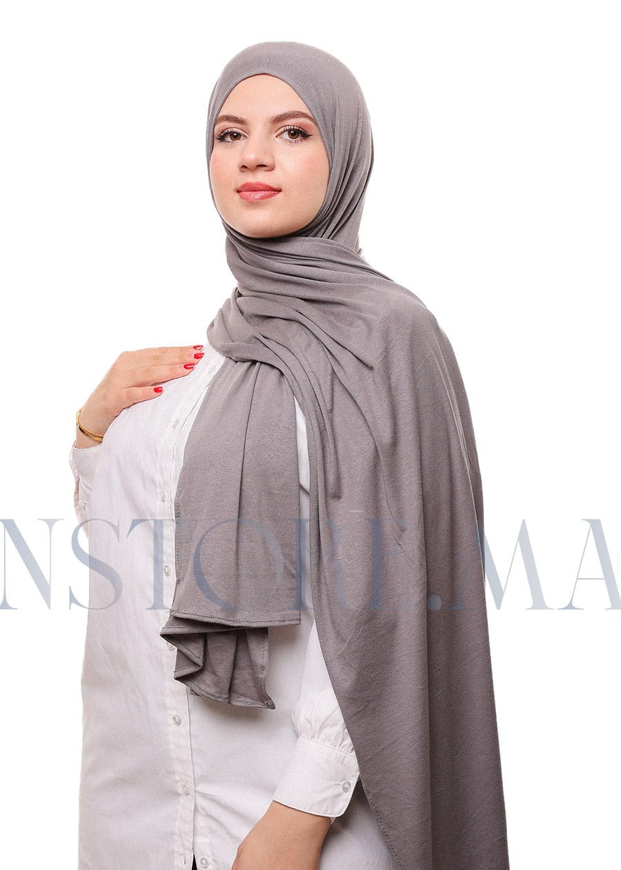 شال ليكرا سهل الإستعمال - رمادي داكن -
