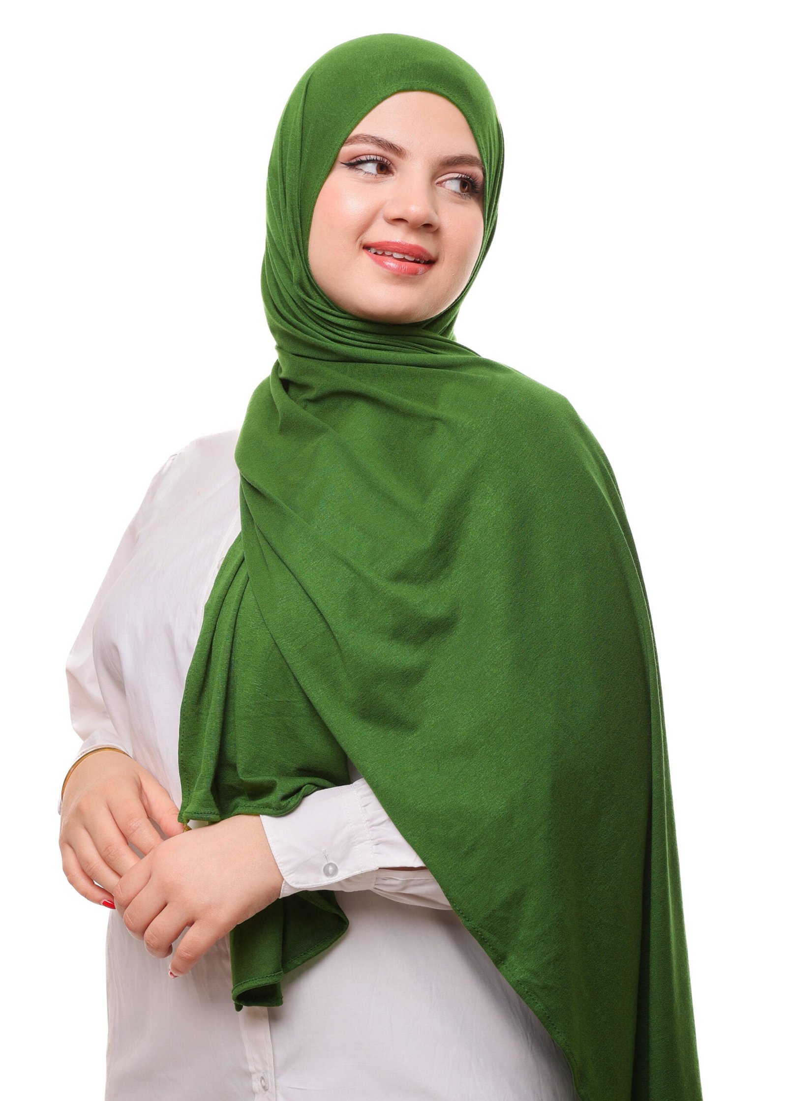 شال ليكرا سهل الإستعمال أخضر زيتي