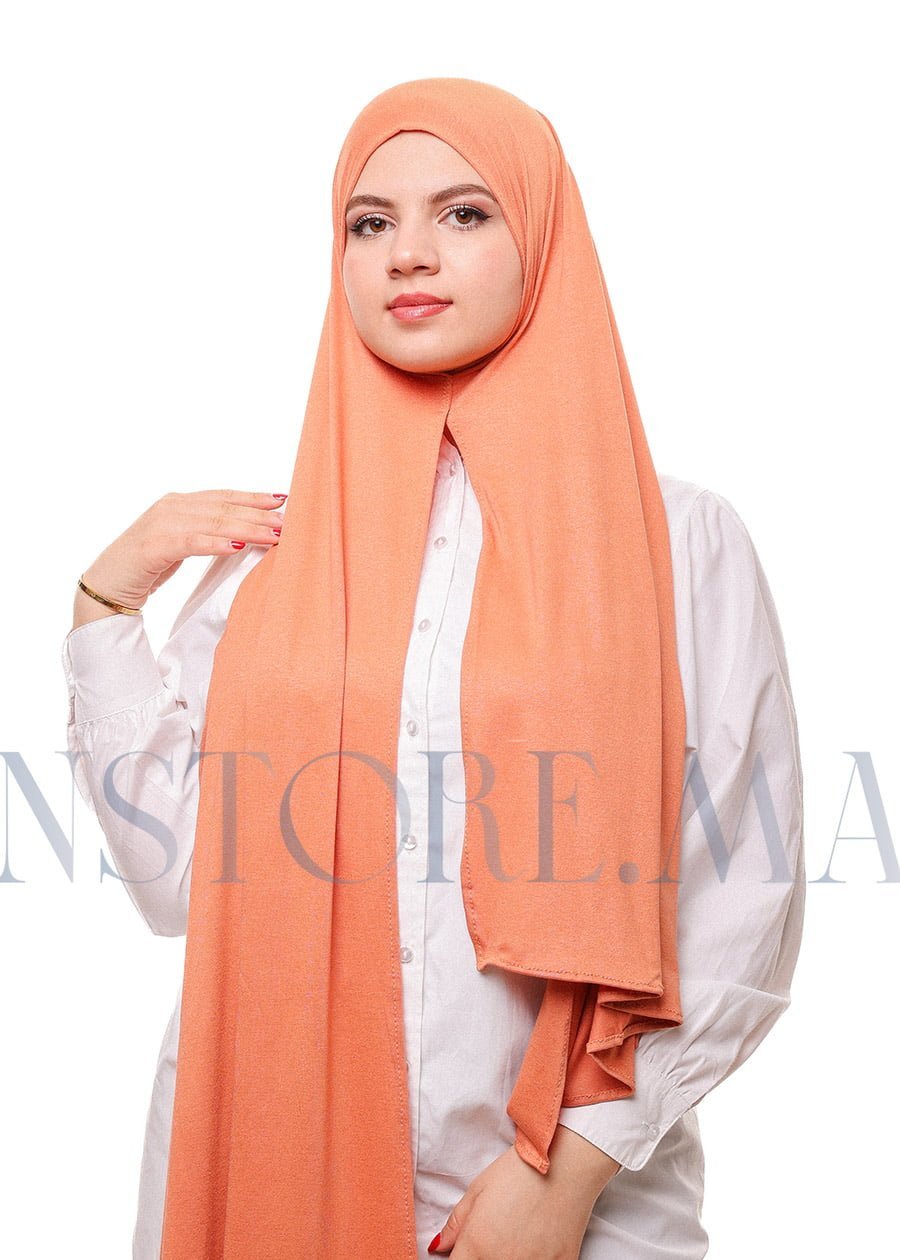 شال ليكرا سهل الإستعمال - برتقالي باستل -