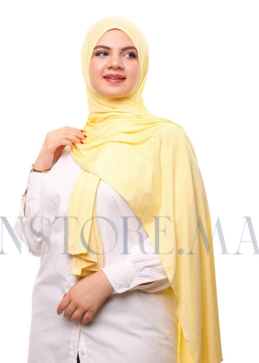 شال ليكرا سهل الإستعمال - أصفر -