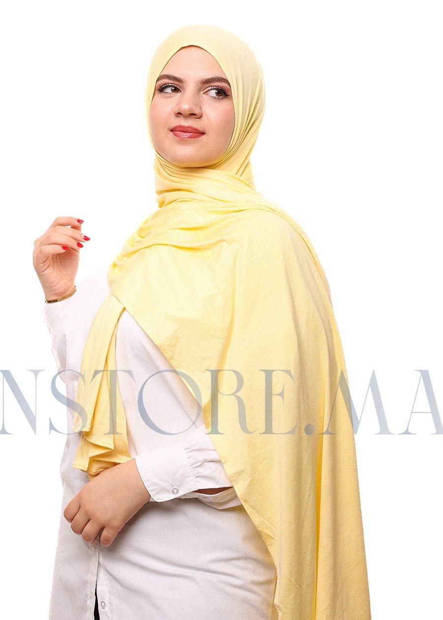 شال ليكرا سهل الإستعمال - أصفر -