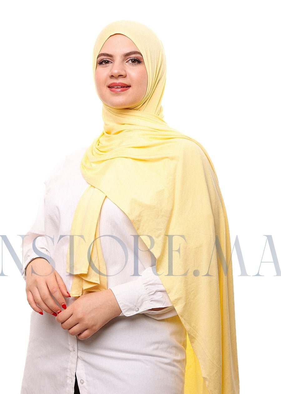 شال ليكرا سهل الإستعمال - أصفر -