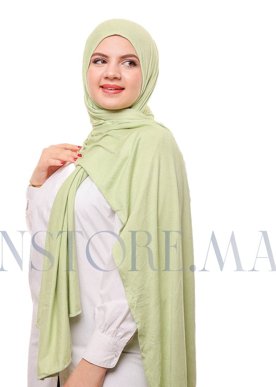شال ليكرا سهل الإستعمال - أخضر فستقي -