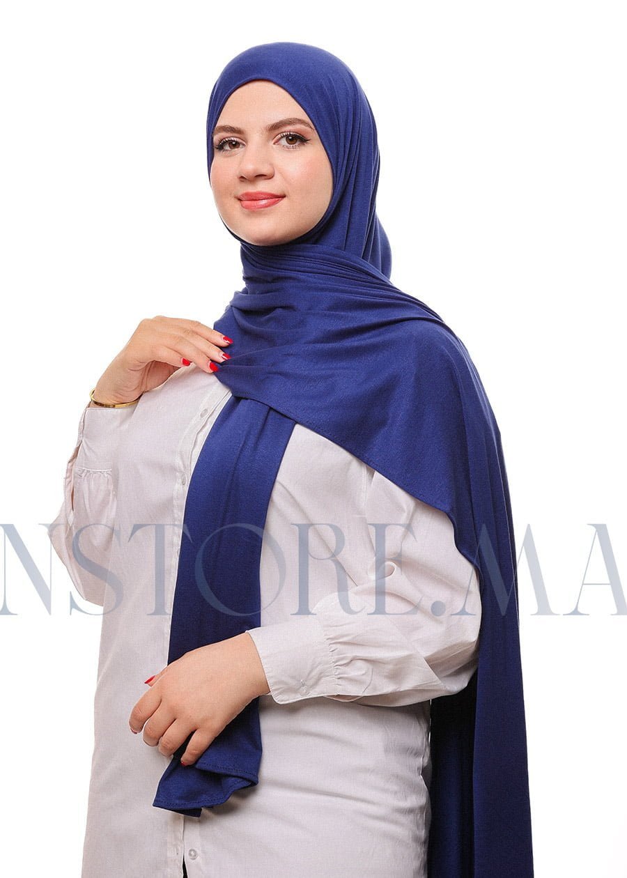 شال ليكرا سهل الإستعمال أزرق غامق