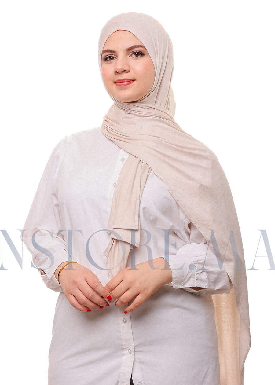 شال ليكرا سهل الإستعمال بيج فاتح