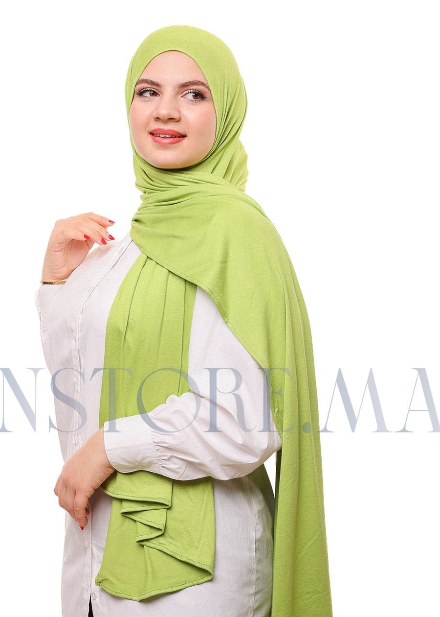شال ليكرا سهل الإستعمال - أخضر نيون -