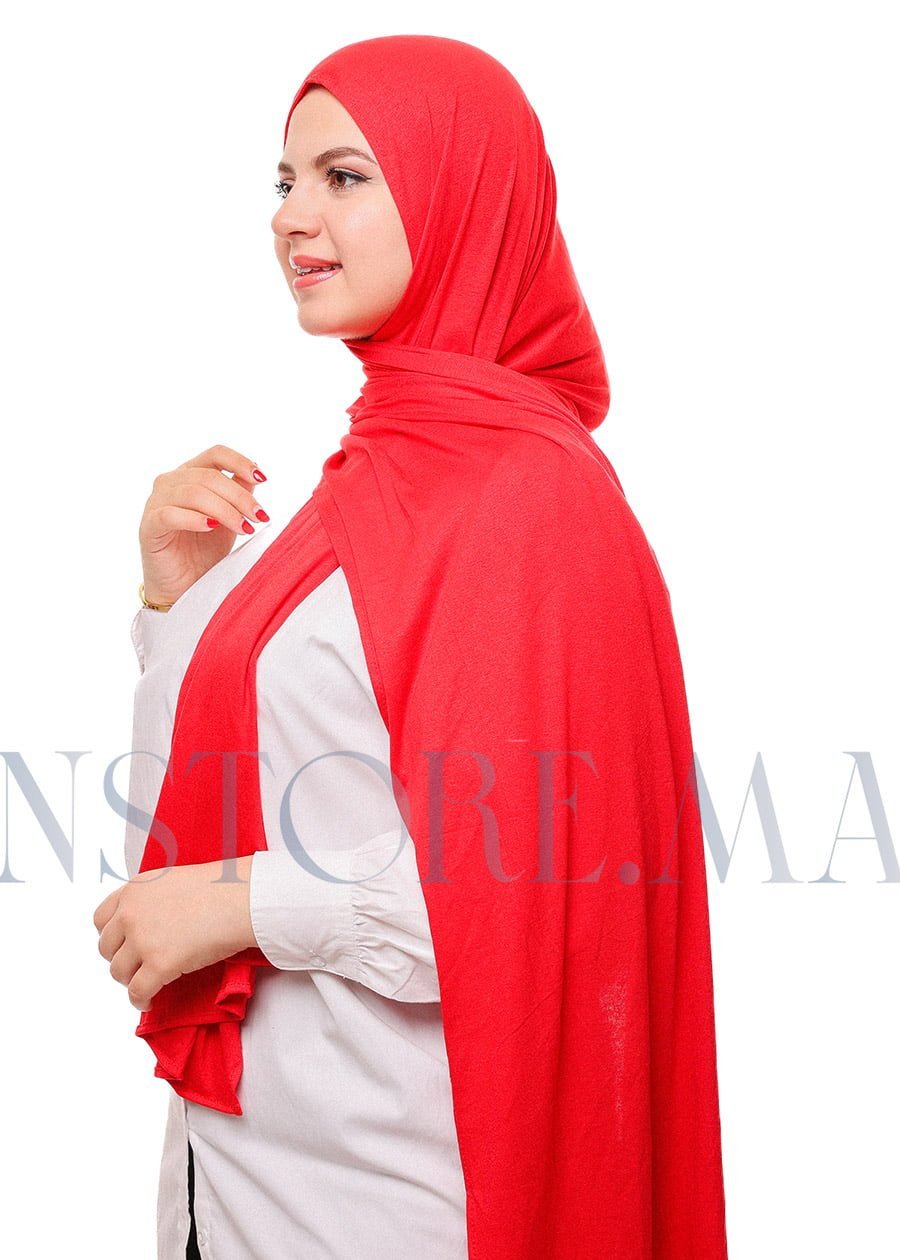 شال ليكرا سهل الإستعمال - أحمر -