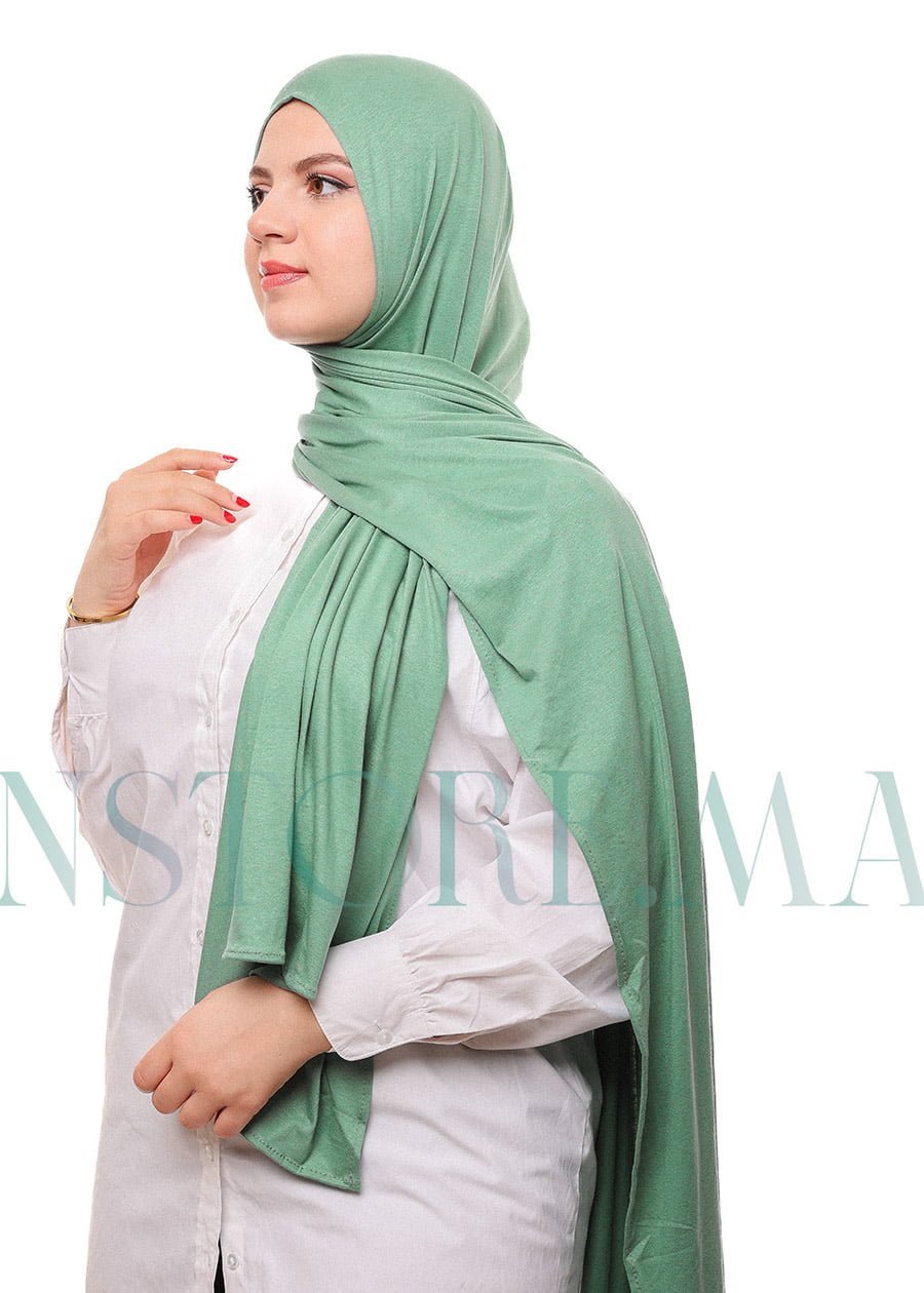 شال ليكرا سهل الإستعمال أخضر مائي