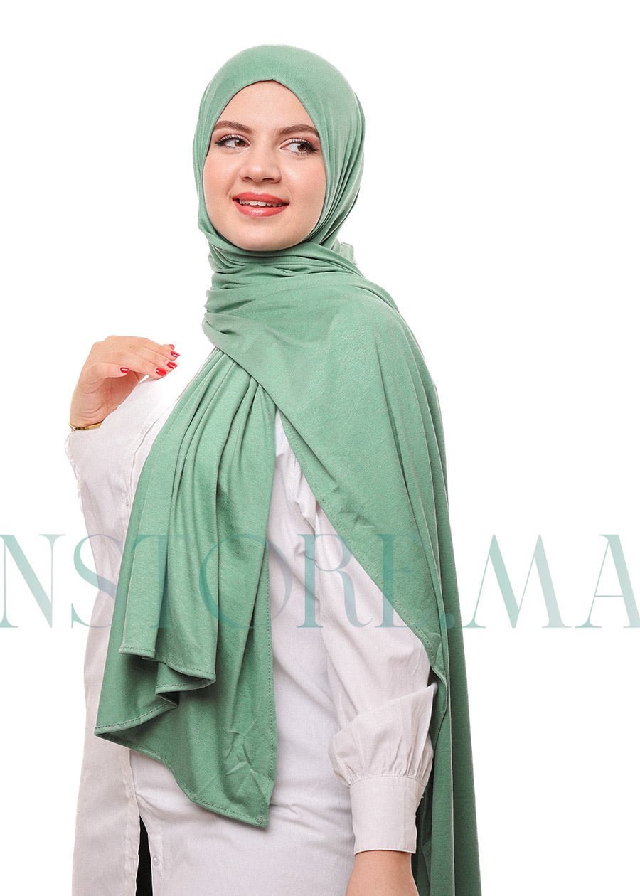 شال ليكرا سهل الإستعمال - أخضر باستل -