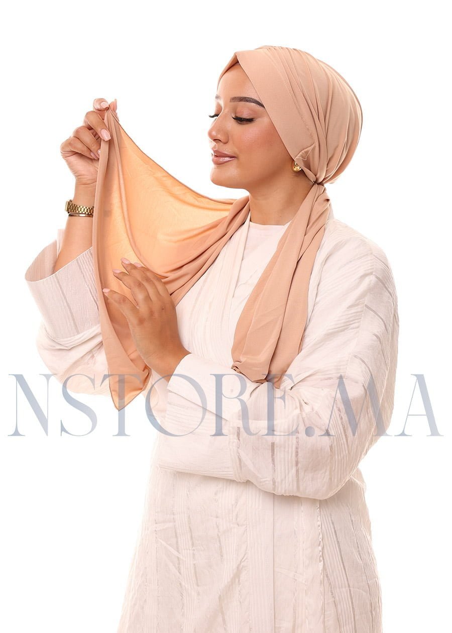 تربان يربط من الخلف بيج غامق