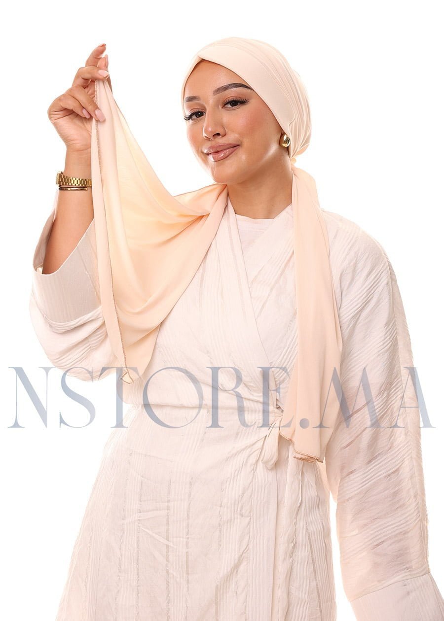 تربان يربط من الخلف بيج باستل فاتح