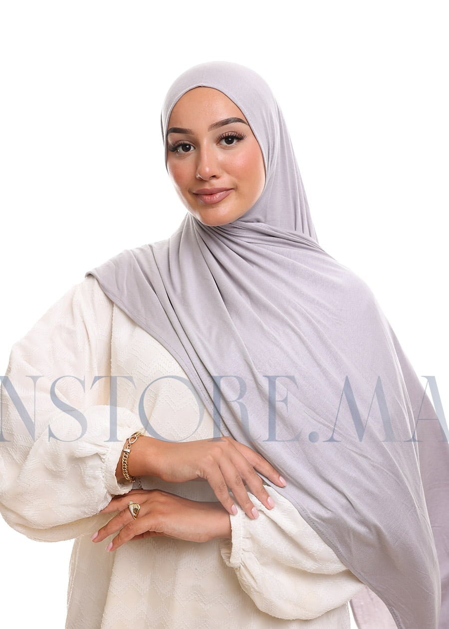 شال ليكرا سهل الإستعمال - رمادي -