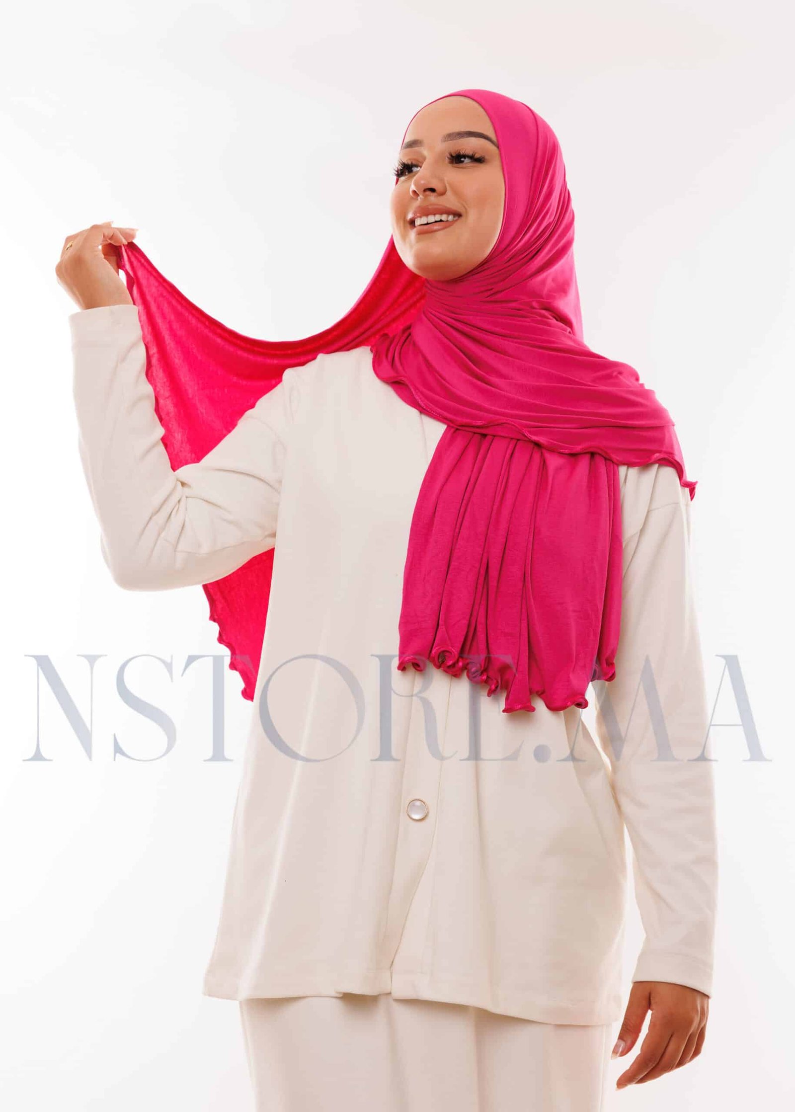 شال ليكرا مموج غوز باربي