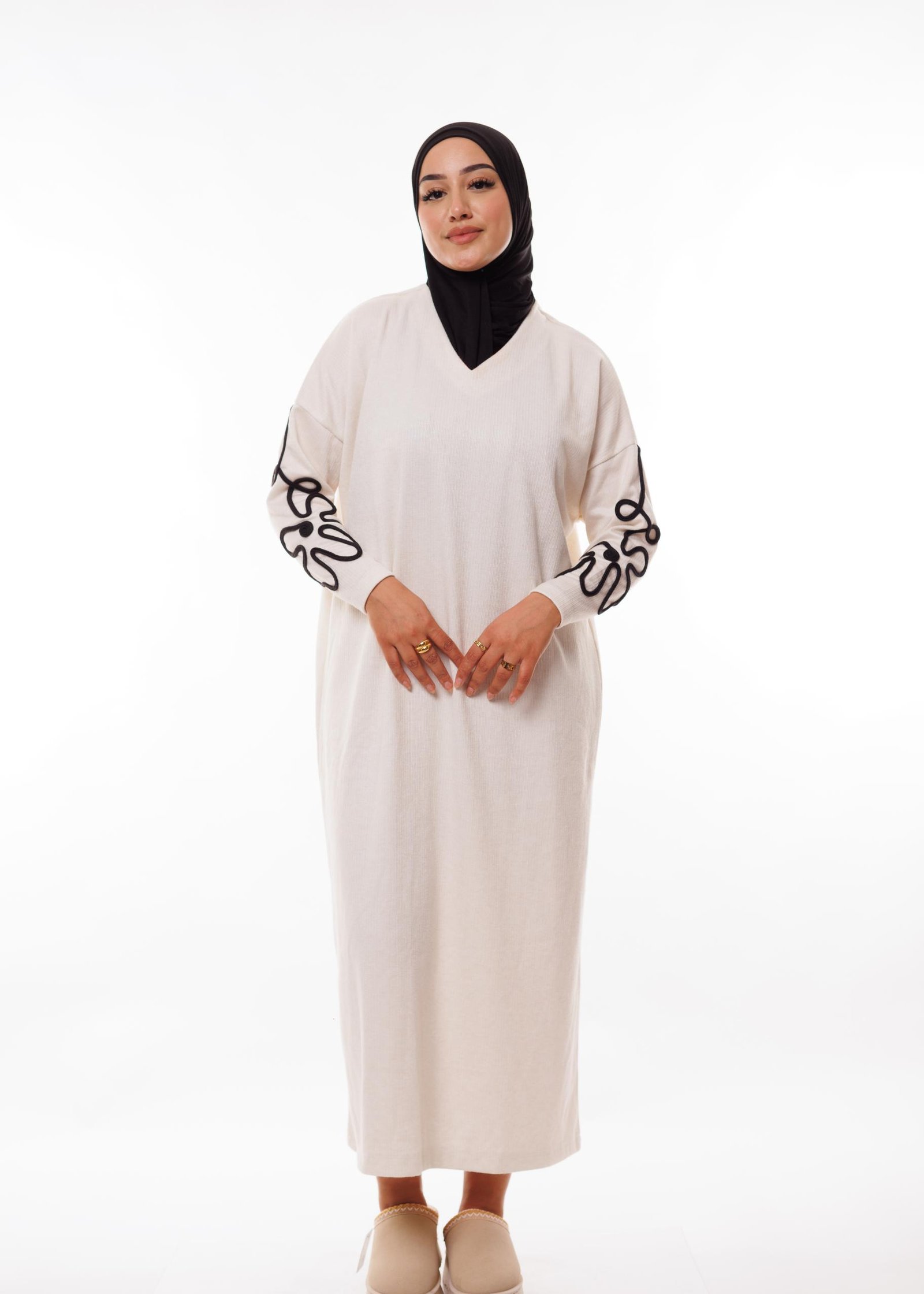 فستان صوفي شتوي