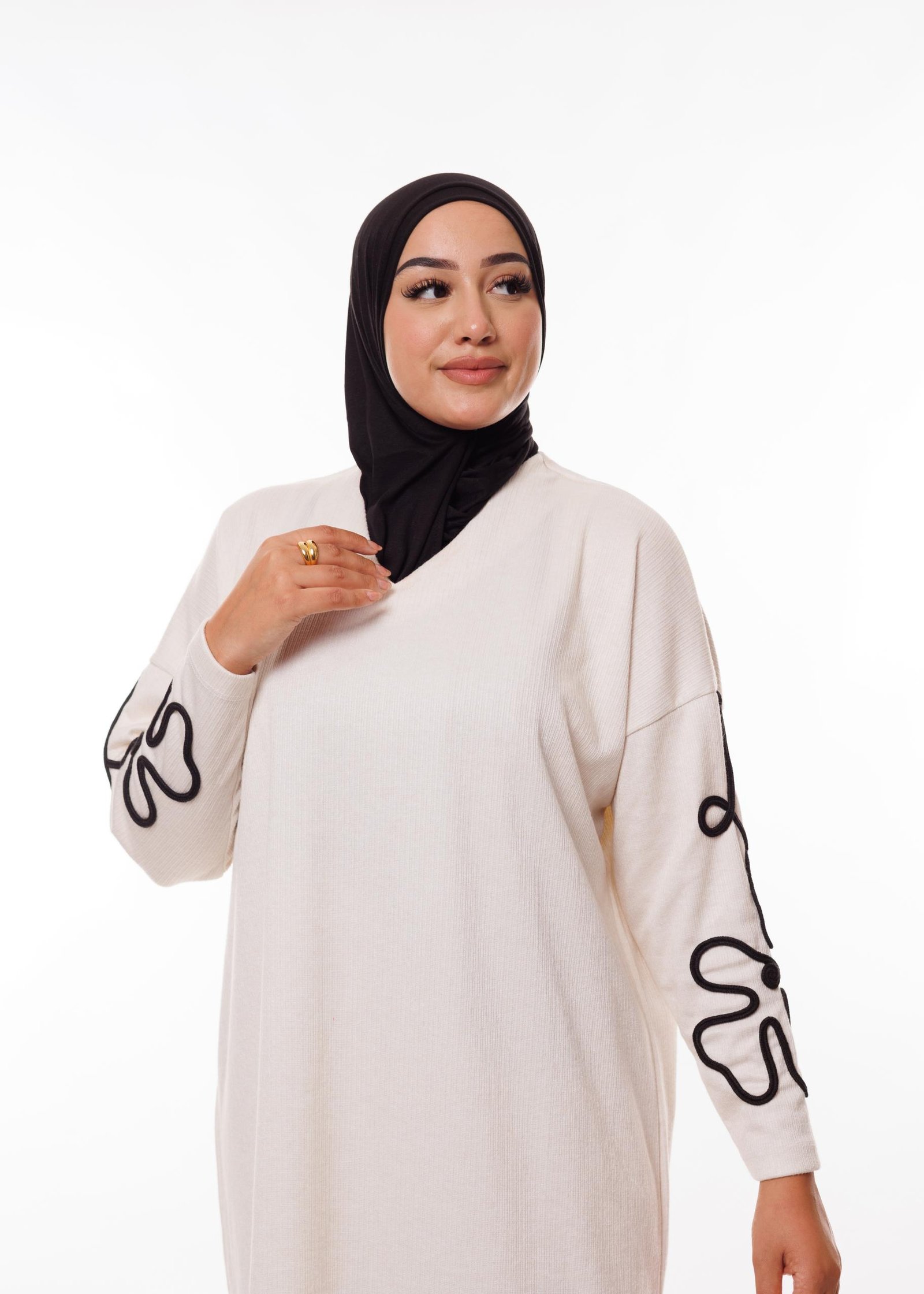 فستان صوفي شتوي