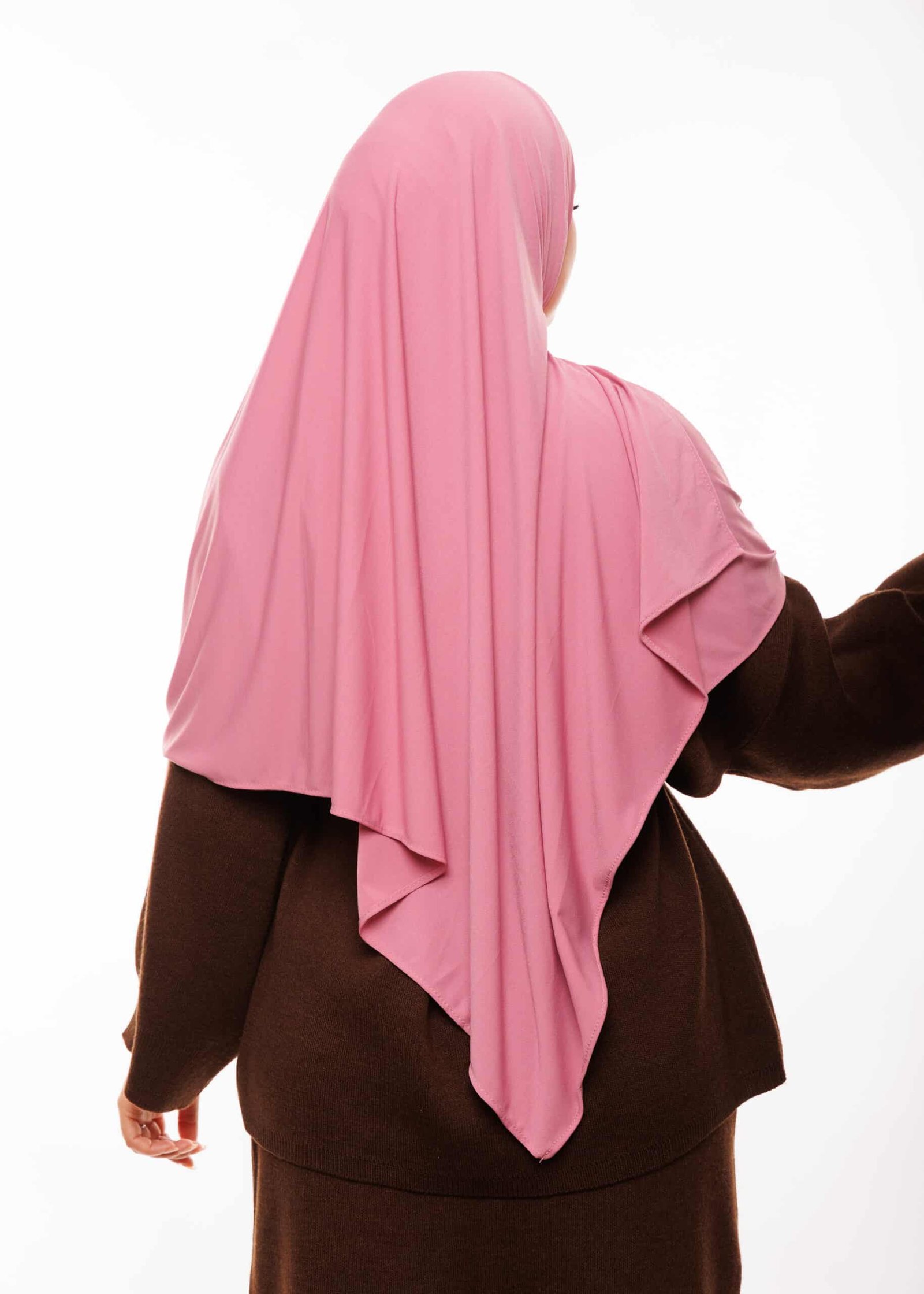 شال مزدوج - وردي داكن -