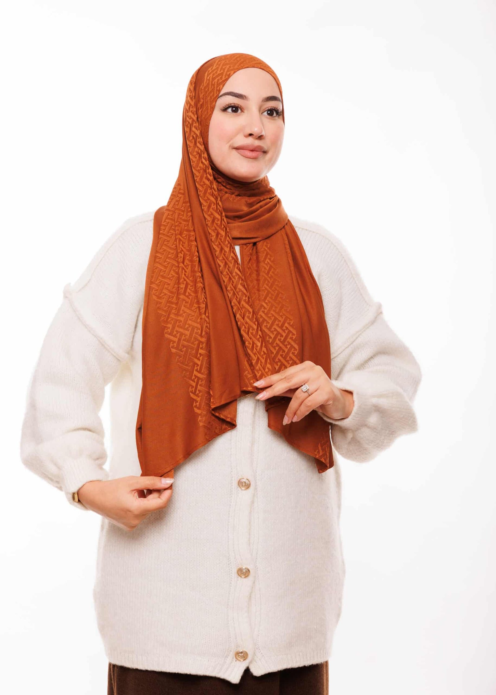 شال كشخة - كراميل -