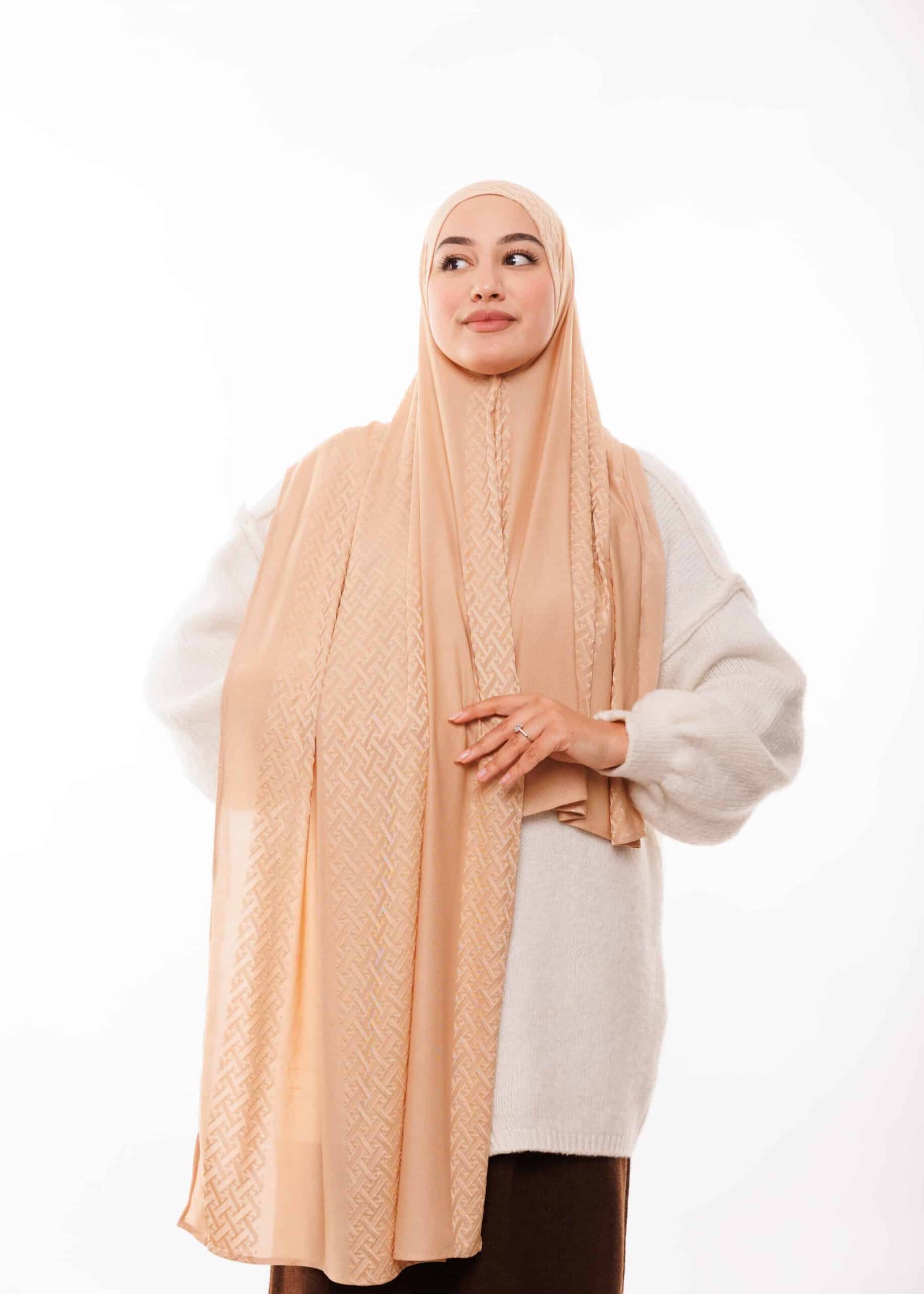 شال كشخة - بيج -