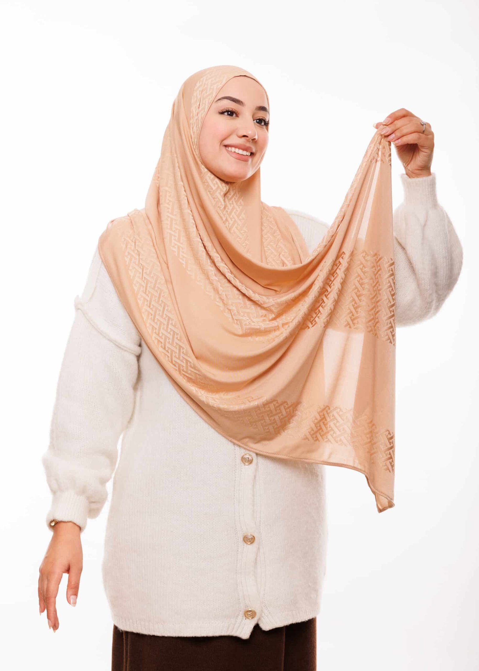 شال كشخة - بيج -