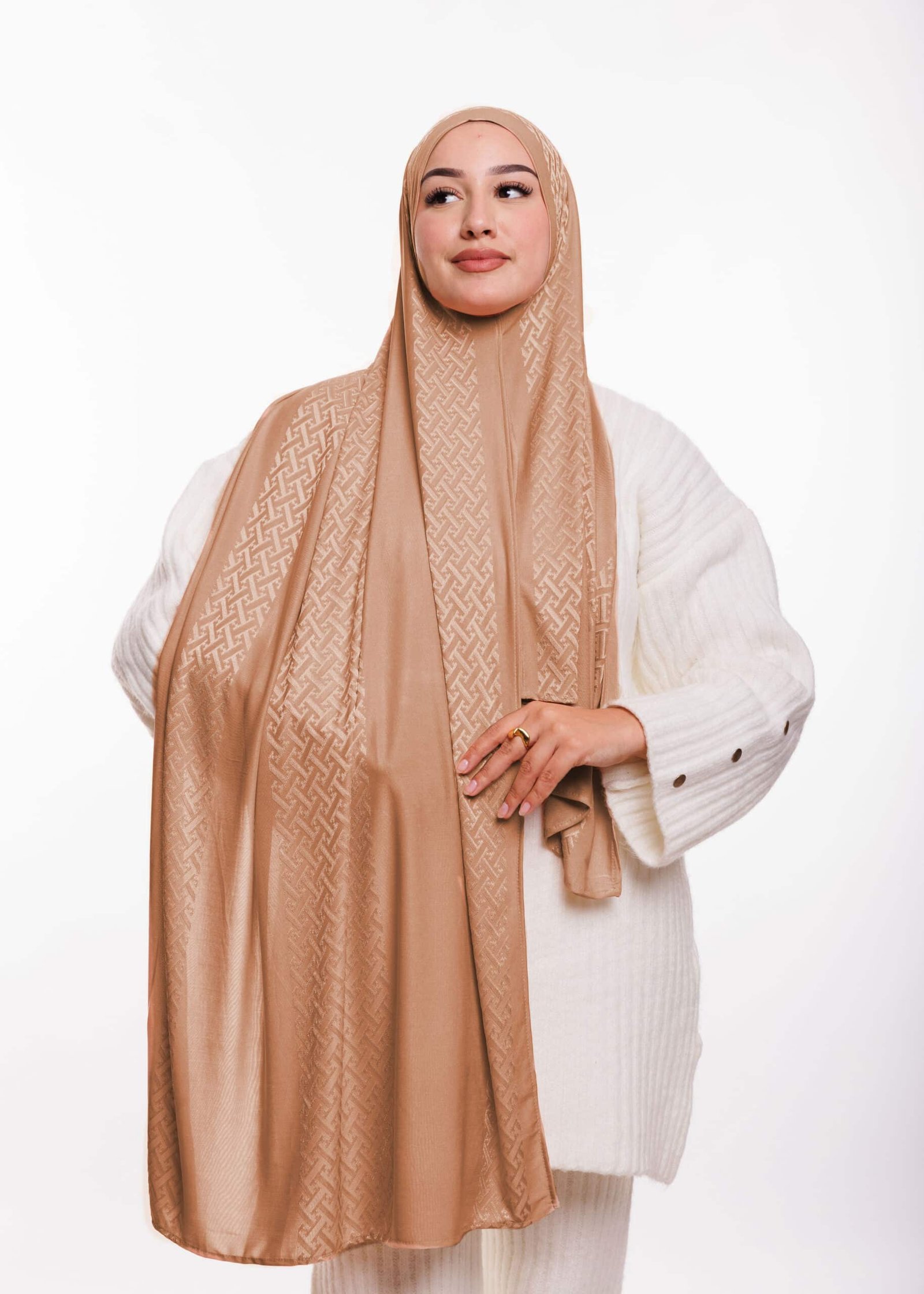 شال كشخة - بني -