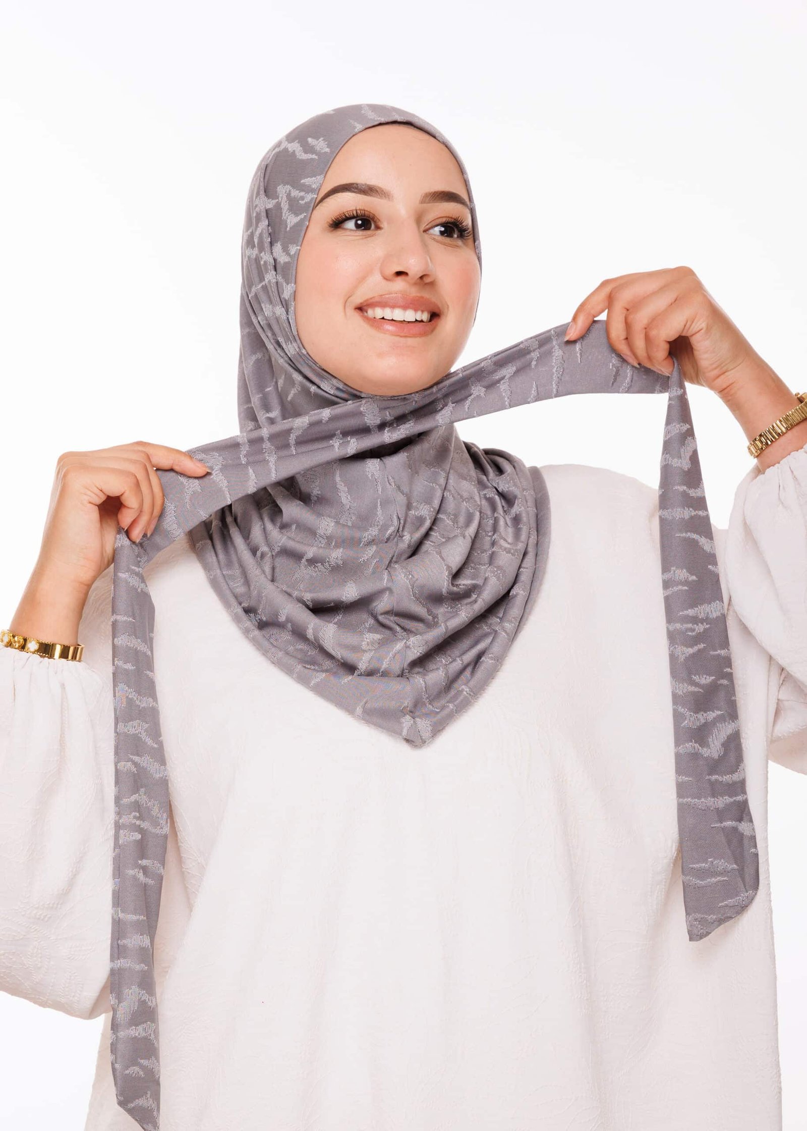 طبقية فخمة - رمادي