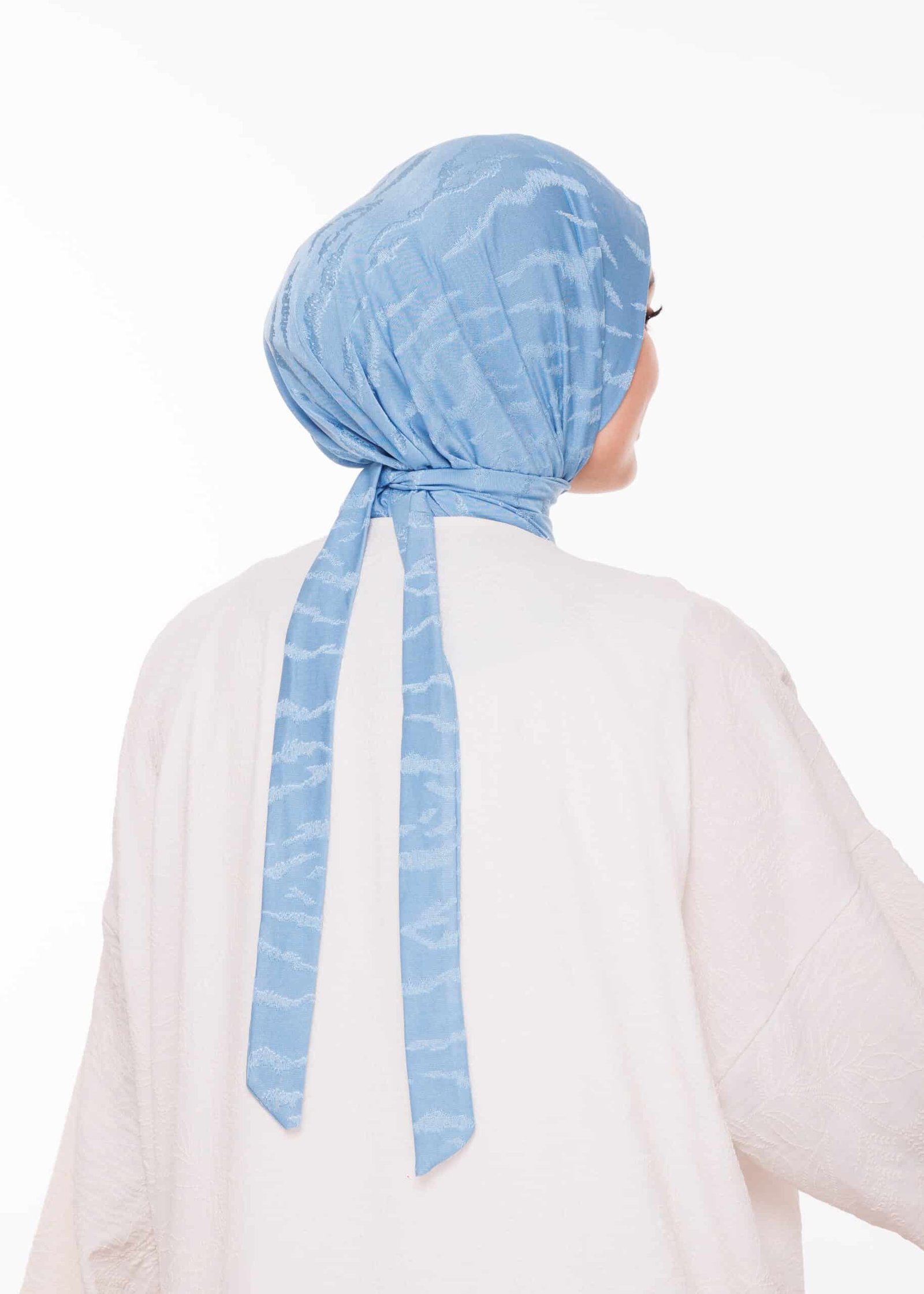 طبقية فخمة - أزرق جينز فاتح