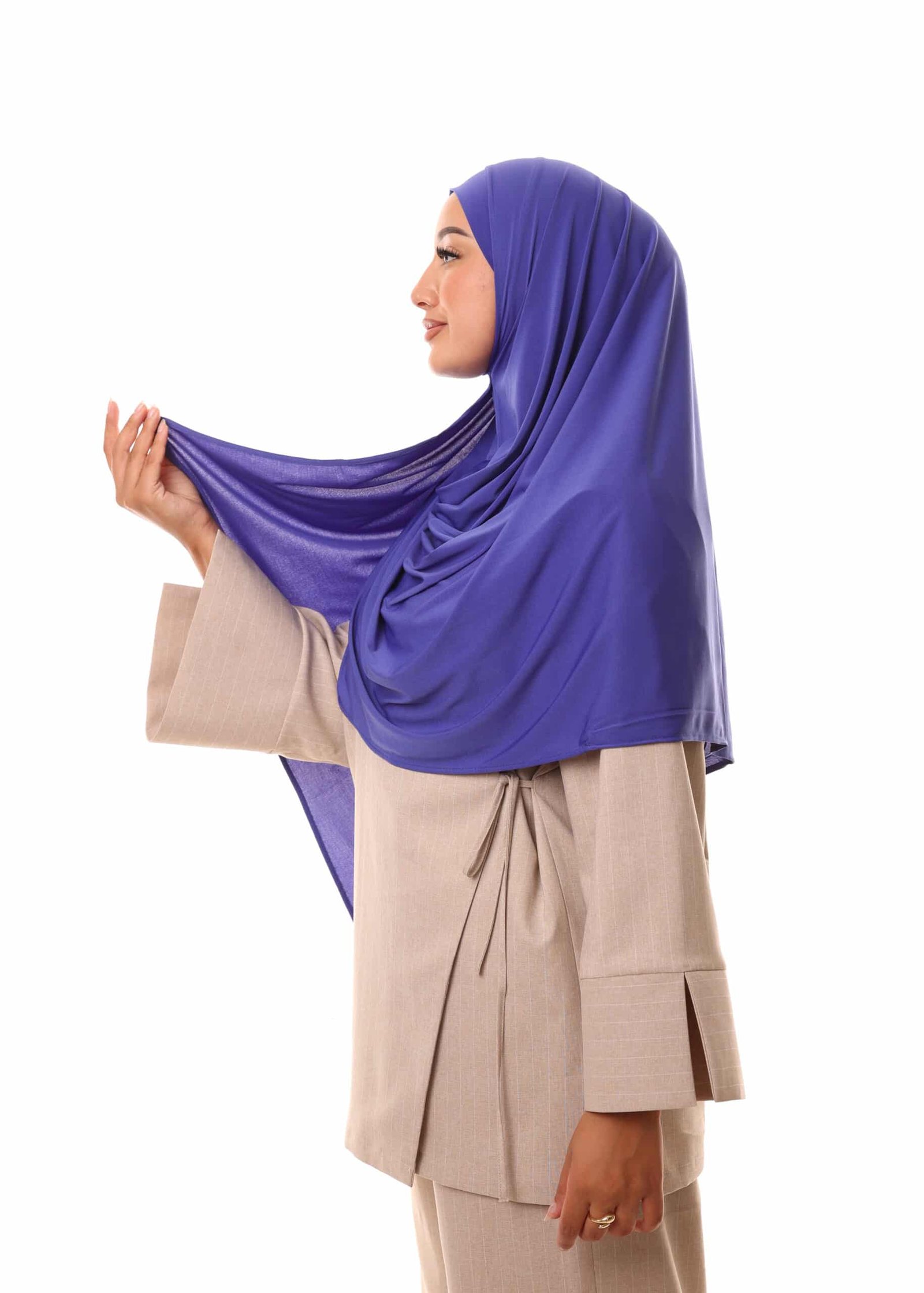 شال مزدوج - أزرق ملكي