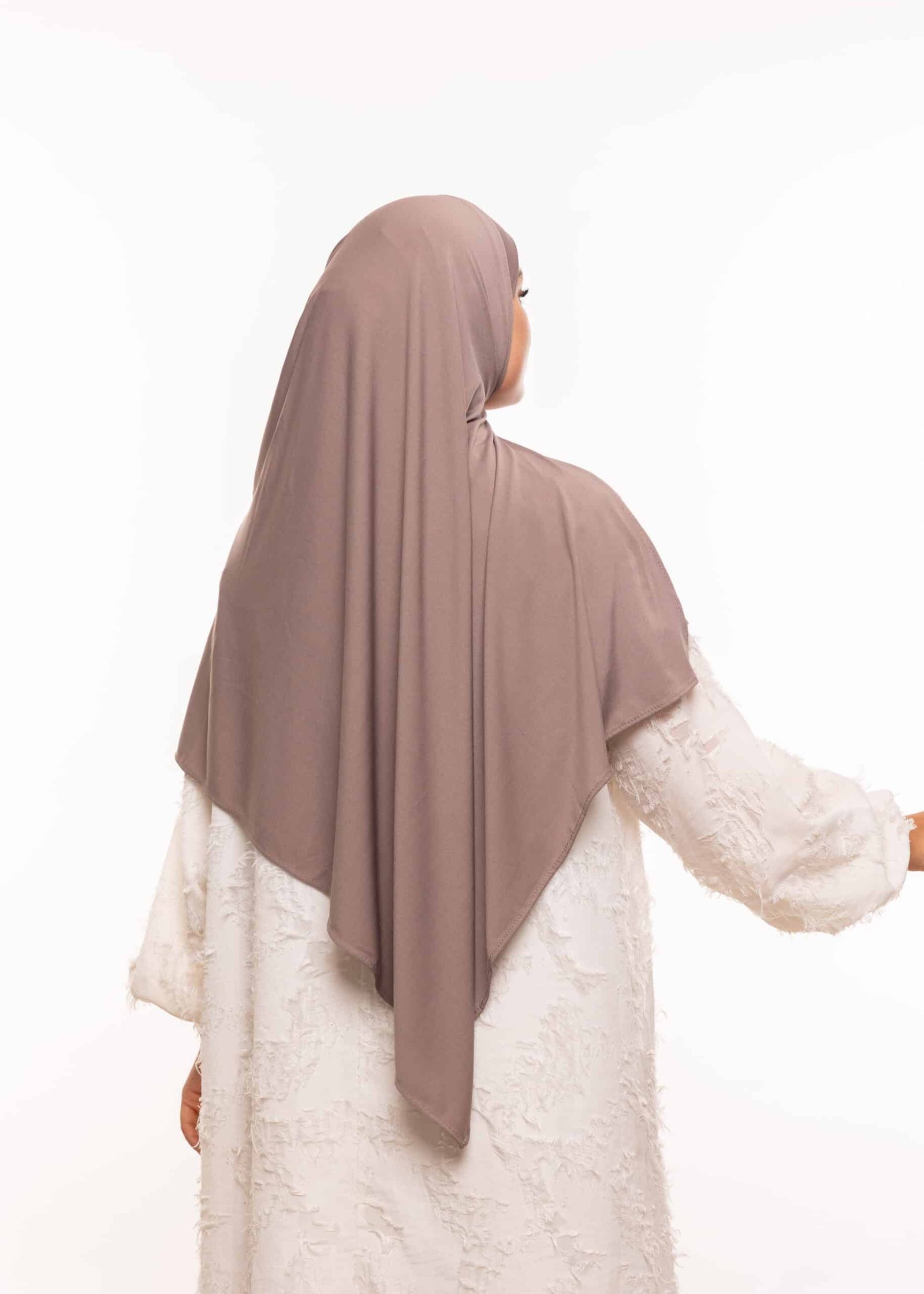 شال مزدوج - بيج رمادي داكن