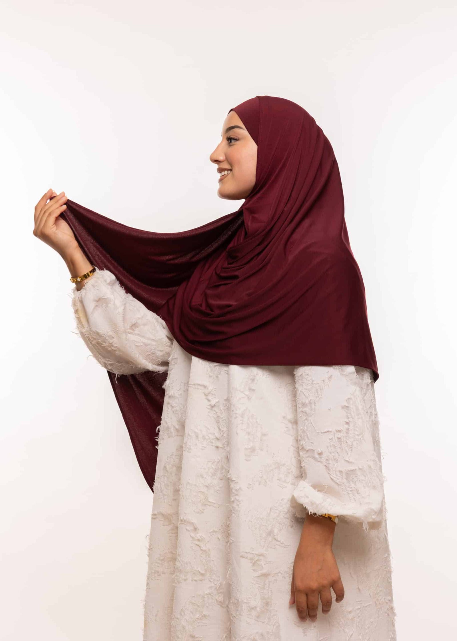 شال مزدوج - ڭرونة داكن