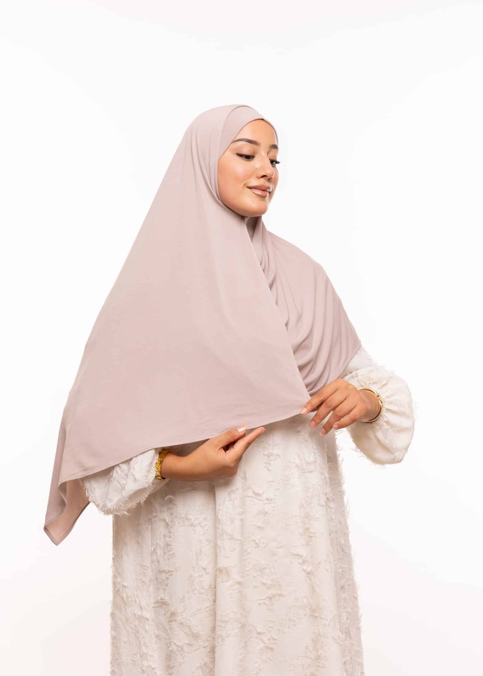 شال مزدوج - رمادي نيود